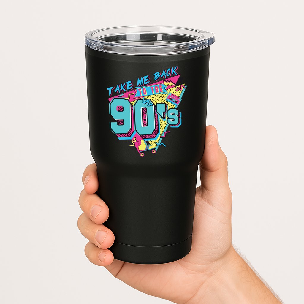 Take Me Back To The 90S Party Tumbler
