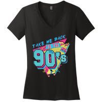 Take Me Back To The 90S Party Women's V-Neck T-Shirt