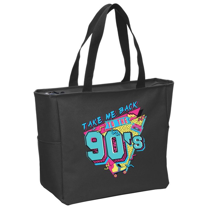 Take Me Back To The 90S Party Zip Tote Bag
