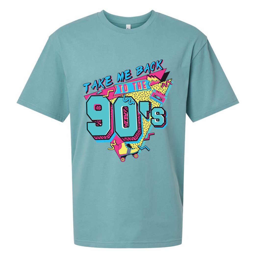 Take Me Back To The 90S Party Sueded Cloud Jersey T-Shirt