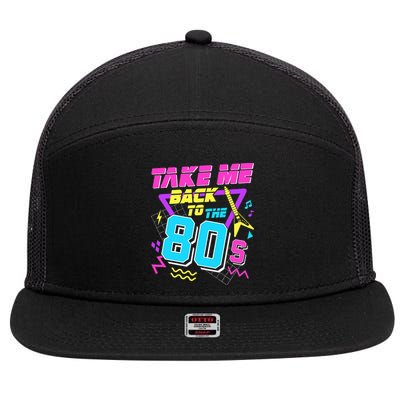 Take Me Back To The 80s 7 Panel Mesh Trucker Snapback Hat