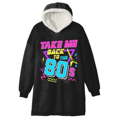 Take Me Back To The 80s Hooded Wearable Blanket