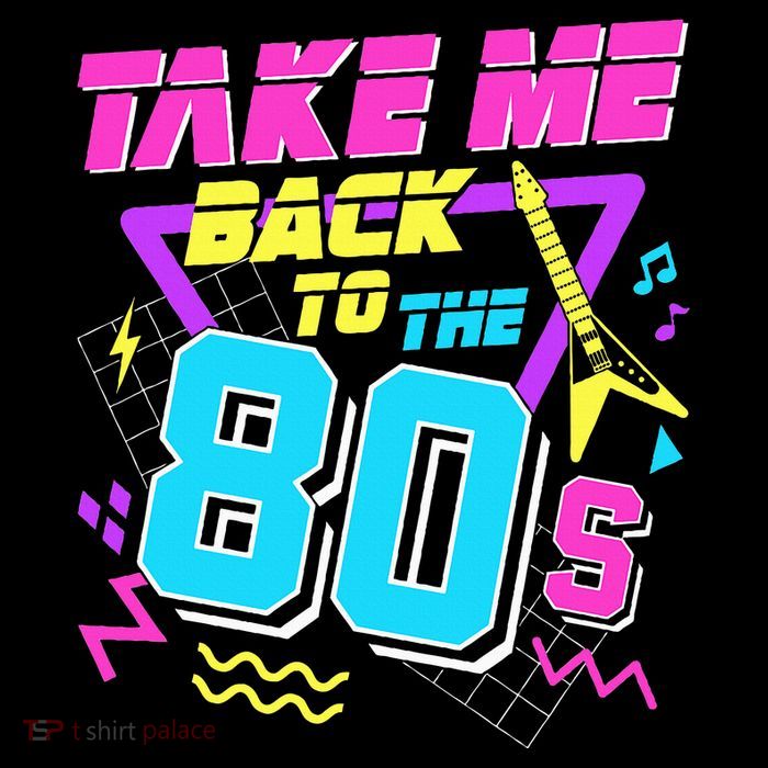 Take Me Back To The 80s Button