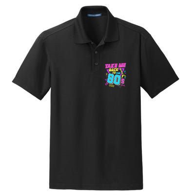 Take Me Back To The 80s Dry Zone Grid Polo
