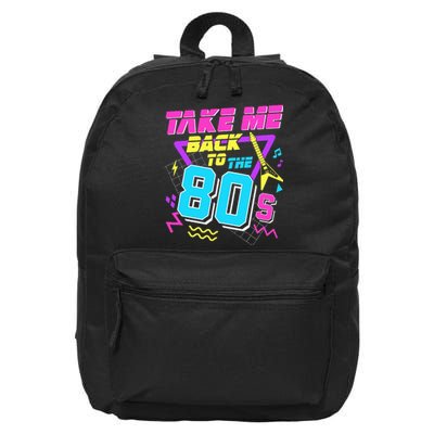 Take Me Back To The 80s 16 in Basic Backpack