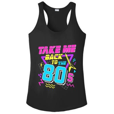 Take Me Back To The 80s Ladies PosiCharge Competitor Racerback Tank