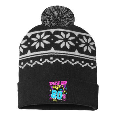 Take Me Back To The 80s USA-Made Snowflake Beanie