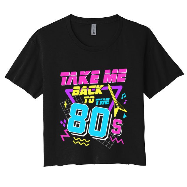 Take Me Back To The 80s Crop Top