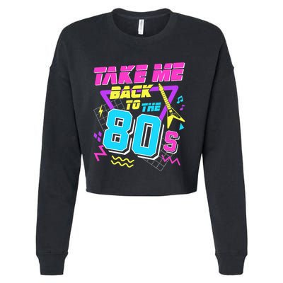 Take Me Back To The 80s Cropped Pullover Crew