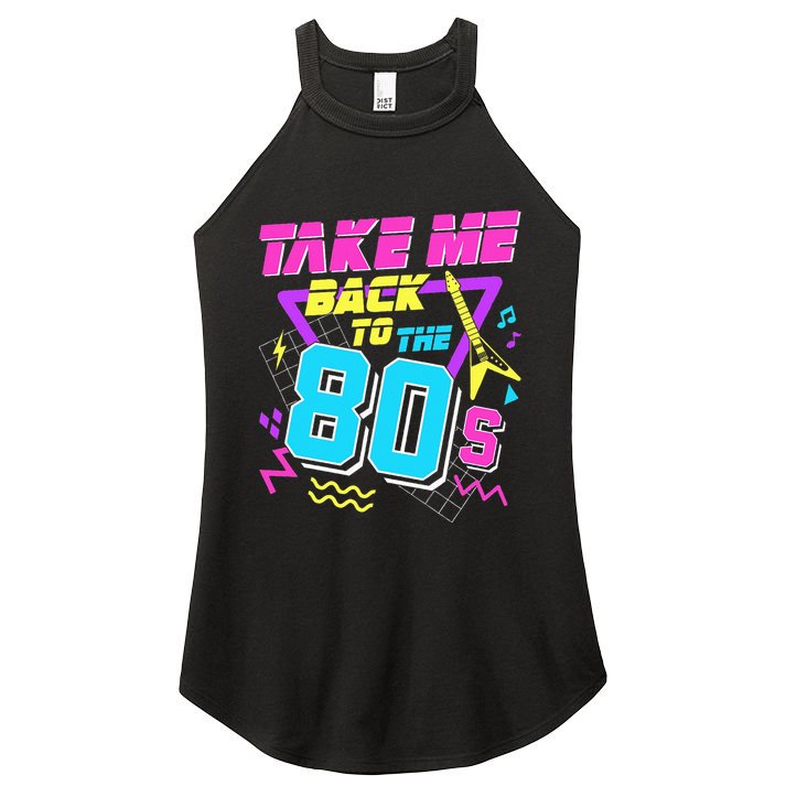 Take Me Back To The 80s Women's Perfect Tri Rocker Tank