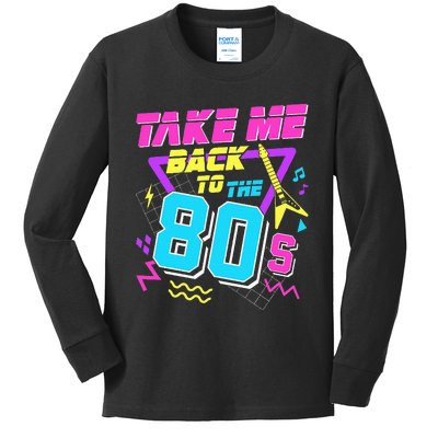 Take Me Back To The 80s Kids Long Sleeve Shirt