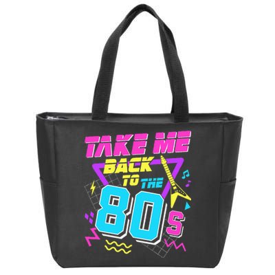 Take Me Back To The 80s Zip Tote Bag