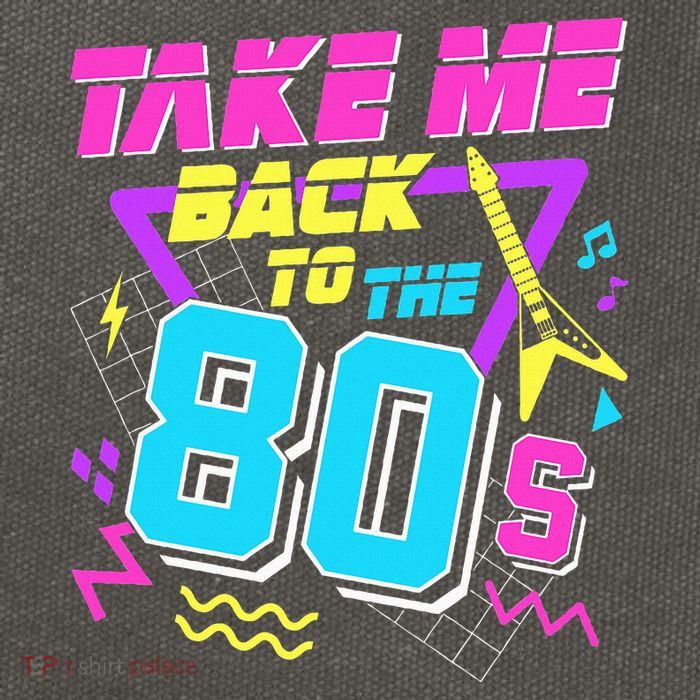Take Me Back To The 80s Cotton Canvas Backpack