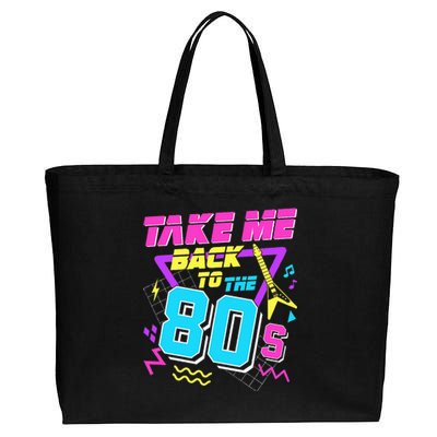 Take Me Back To The 80s Cotton Canvas Jumbo Tote