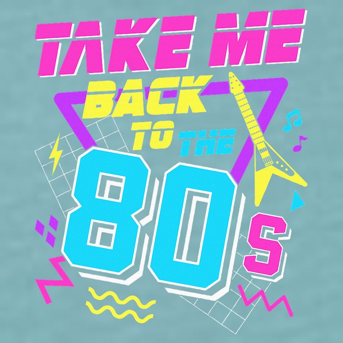 Take Me Back To The 80s Sueded Cloud Jersey T-Shirt