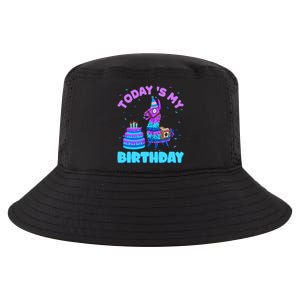 Todays My Birthday Llama Family Party Decorations Cool Comfort Performance Bucket Hat