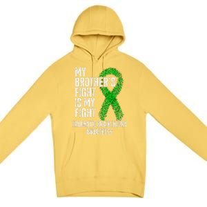 TBI My Brothers Fight Is My Fight Traumatic Brain Injury Premium Pullover Hoodie