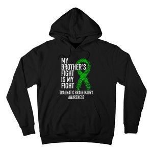 TBI My Brothers Fight Is My Fight Traumatic Brain Injury Hoodie