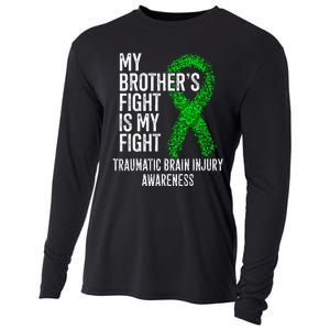 TBI My Brothers Fight Is My Fight Traumatic Brain Injury Cooling Performance Long Sleeve Crew