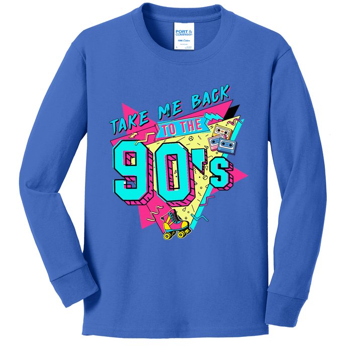 Takes Me Back To 90s Kids Long Sleeve Shirt