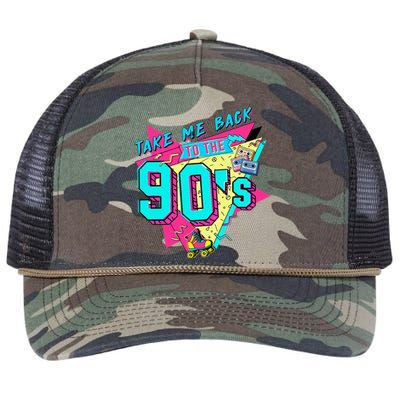 Takes Me Back To 90s Retro Rope Trucker Hat Cap