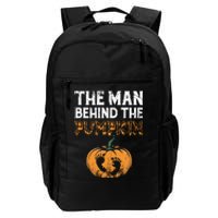 The Man Behind The Pumpkin Halloween Pregnancy Daily Commute Backpack