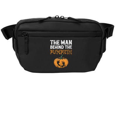 The Man Behind The Pumpkin Halloween Pregnancy Crossbody Pack