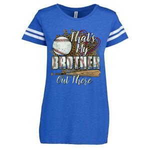 Thats My Brother Out There Baseball Sister Mothers Day Enza Ladies Jersey Football T-Shirt