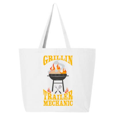 Trailer Mechanic Bbq Grill Smoker And Barbecue Chef Gift 25L Jumbo Tote