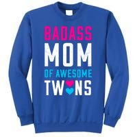 Twin Mom Badass Mom Of Twins Awesome Twins Gift Sweatshirt