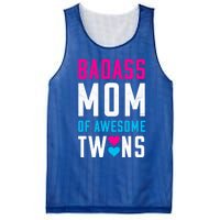 Twin Mom Badass Mom Of Twins Awesome Twins Gift Mesh Reversible Basketball Jersey Tank