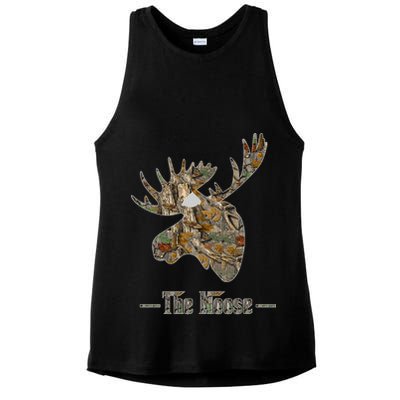 The Moose Camouflage Ladies PosiCharge Tri-Blend Wicking Tank