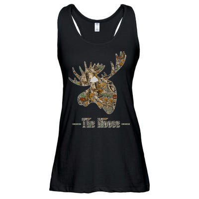 The Moose Camouflage Ladies Essential Flowy Tank