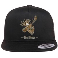 The Moose Camouflage Flat Bill Trucker Hat