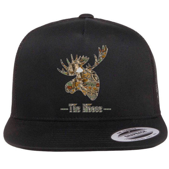The Moose Camouflage Flat Bill Trucker Hat