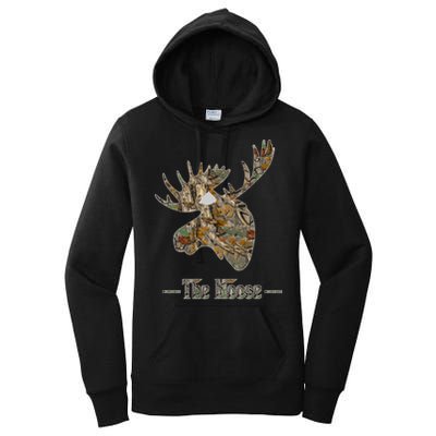 The Moose Camouflage Women's Pullover Hoodie