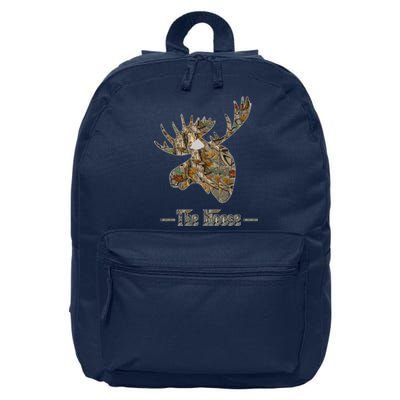 The Moose Camouflage 16 in Basic Backpack