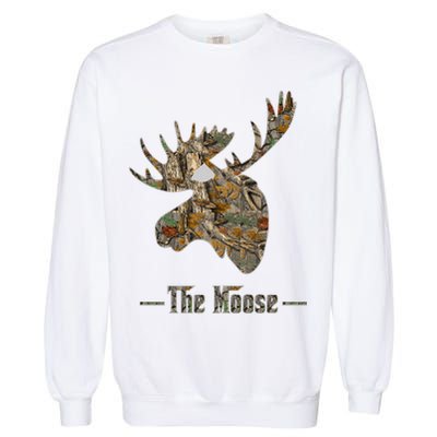 The Moose Camouflage Garment-Dyed Sweatshirt