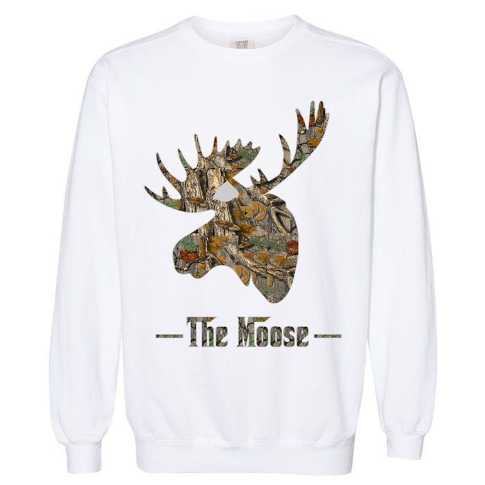The Moose Camouflage Garment-Dyed Sweatshirt