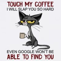 Touch My Coffee I Will Slap You So Hard Funny Cat Lover Gift Cool Comfort Performance Bucket Hat