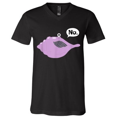 Talking Magic Conch Shell V-Neck T-Shirt