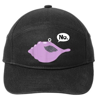 Talking Magic Conch Shell 7-Panel Snapback Hat