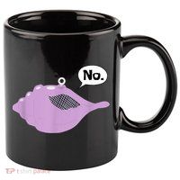 Talking Magic Conch Shell 11oz C Handle Ceramic Mug