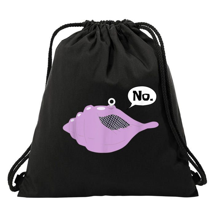 Talking Magic Conch Shell Drawstring Bag