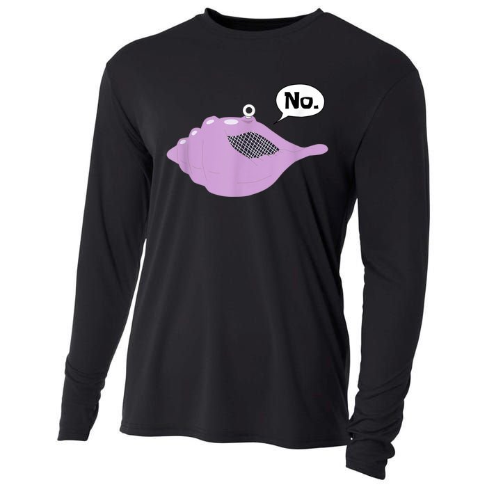 Talking Magic Conch Shell Cooling Performance Long Sleeve Crew