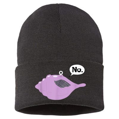 Talking Magic Conch Shell Sustainable Knit Beanie