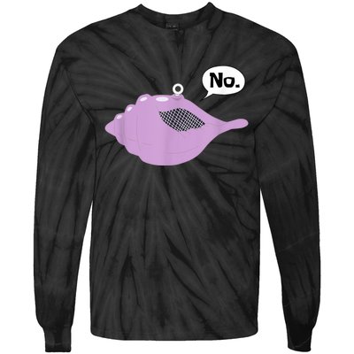 Talking Magic Conch Shell Tie-Dye Long Sleeve Shirt