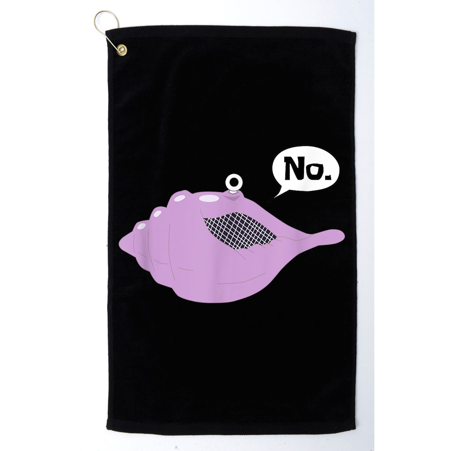 Talking Magic Conch Shell Golf Towel
