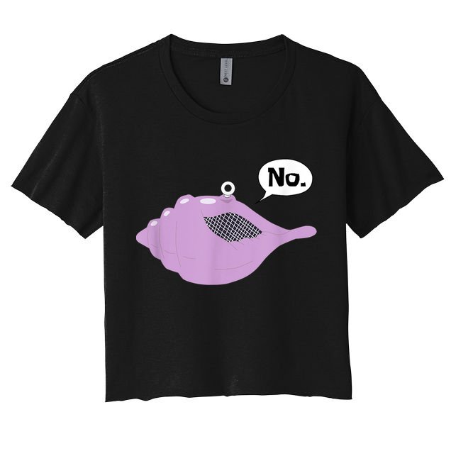 Talking Magic Conch Shell Crop Top