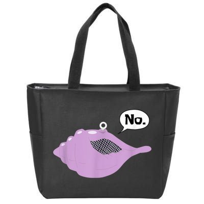Talking Magic Conch Shell Zip Tote Bag